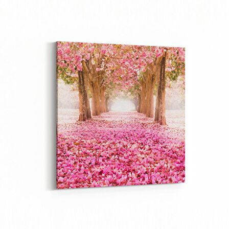 Olla 14345K Doğa / Manzara Görseli Kare Kanvas Tablo (Ölçü: 25X25)