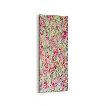 Olla 11631DI Çiçek Görseli Dikey İnce Kanvas Tablo (Ölçü: 40X120)