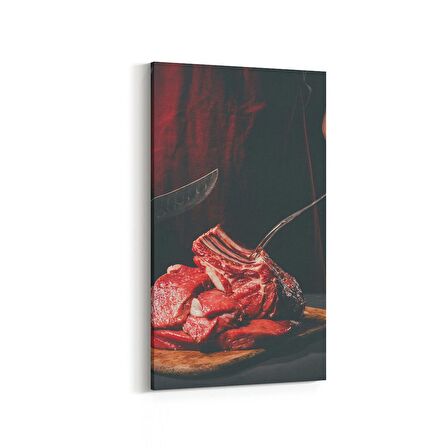 Olla 15310DD Gıda Görseli Dikey Dar Kanvas Tablo (Ölçü: 30X60)