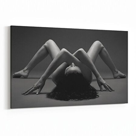 Olla 17034Y Model / Manken Görseli Yatay Kanvas Tablo (Ölçü: 30X20)