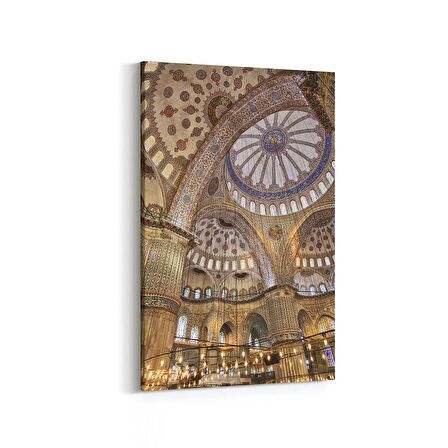 Olla 17969D Yapı Görseli Dikey Kanvas Tablo (Ölçü: 100X150)