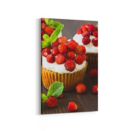 Olla 15147D Gıda Görseli Dikey Kanvas Tablo (Ölçü: 100X150)