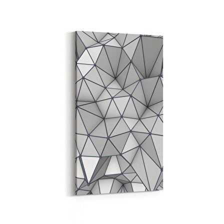 Olla 10163DD Abstract Görsel Dikey Dar Kanvas Tablo (Ölçü: 30X60)