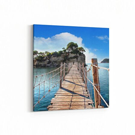 Olla 13302K Doğa / Manzara Görseli Kare Kanvas Tablo (Ölçü: 25X25)