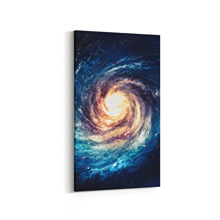 Olla 17604DD Uzay Görseli Dikey Dar Kanvas Tablo (Ölçü: 60X120)