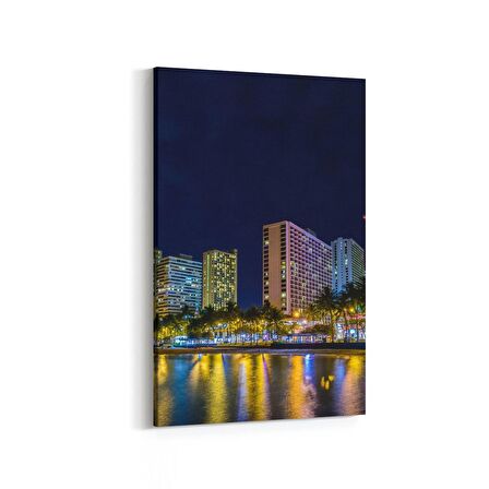 Olla 18458D Yapı Görseli Dikey Kanvas Tablo (Ölçü: 100X150)