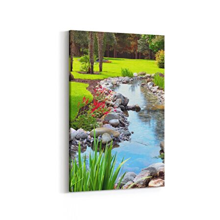 Olla 13403D Doğa / Manzara Görseli Dikey Kanvas Tablo (Ölçü: 100X150)