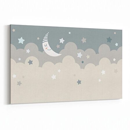 Olla 12702Y Çocuk Odası Görseli Yatay Kanvas Tablo (Ölçü: 45X30)