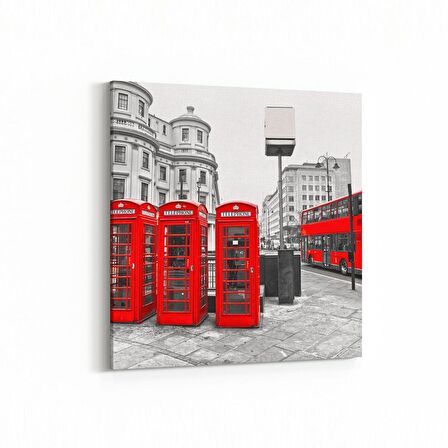 Olla 19009K Yapı Görseli Kare Kanvas Tablo (Ölçü: 30X30)