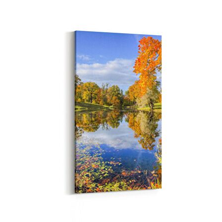 Olla 14500DD Doğa / Manzara Görseli Dikey Dar Kanvas Tablo (Ölçü: 40X80)