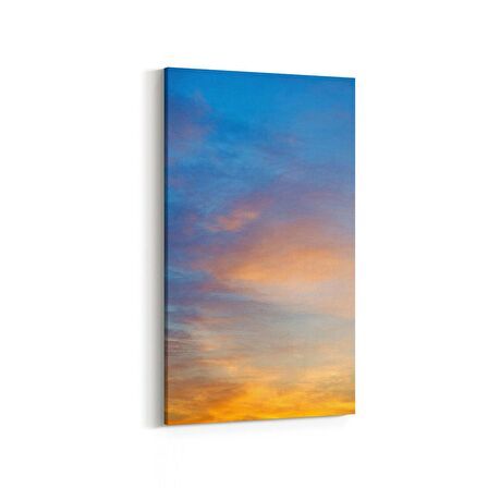 Olla 15906DD Günbatımı Görseli Dikey Dar Kanvas Tablo (Ölçü: 60X120)