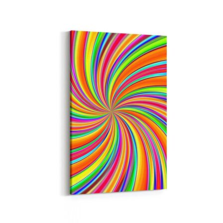 Olla 10324D Abstract Görsel Dikey Kanvas Tablo (Ölçü: 100X150)