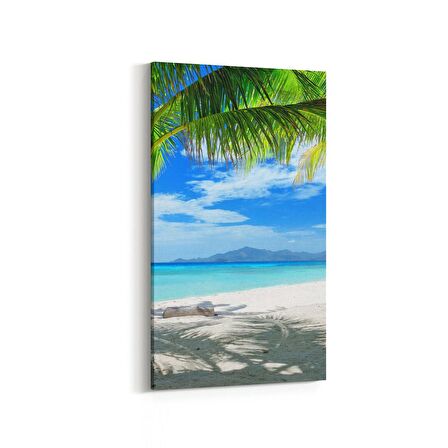 Olla 13215DD Doğa / Manzara Görseli Dikey Dar Kanvas Tablo (Ölçü: 30X60)