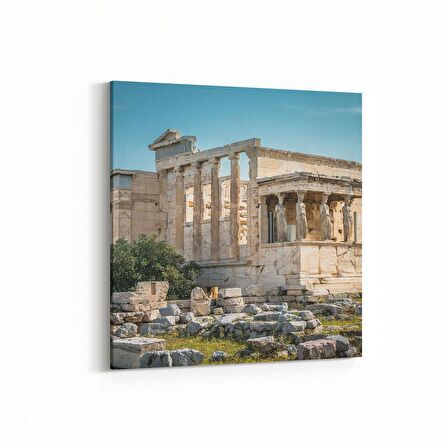 Olla 18035K Yapı Görseli Kare Kanvas Tablo (Ölçü: 40X40)