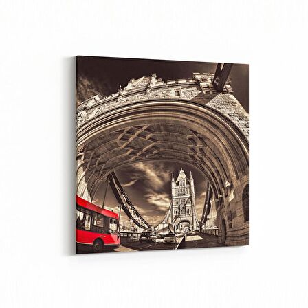 Olla 18449K Yapı Görseli Kare Kanvas Tablo (Ölçü: 30X30)