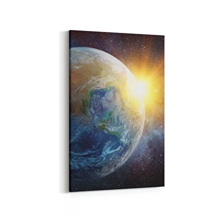 Olla 17679D Uzay Görseli Dikey Kanvas Tablo (Ölçü: 80X120)
