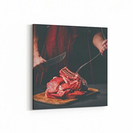 Olla 15310K Gıda Görseli Kare Kanvas Tablo (Ölçü: 25X25)