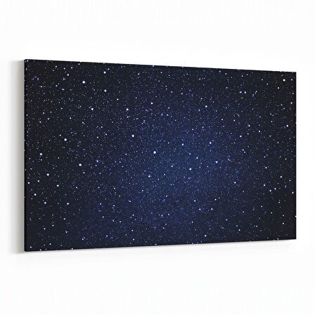 Olla 14765Y Gece Gökyüzü Görseli Yatay Kanvas Tablo (Ölçü: 90X60)