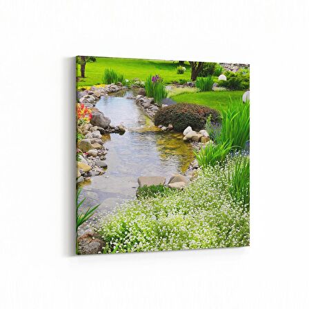 Olla 13209K Doğa / Manzara Görseli Kare Kanvas Tablo (Ölçü: 30X30)