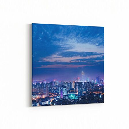 Olla 18906K Yapı Görseli Kare Kanvas Tablo (Ölçü: 25X25)