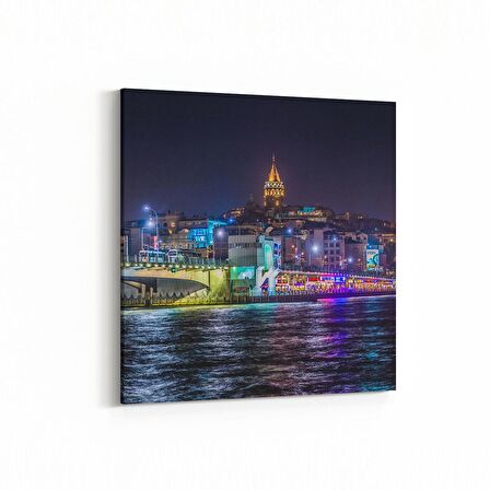 Olla 18219K Yapı Görseli Kare Kanvas Tablo (Ölçü: 30X30)