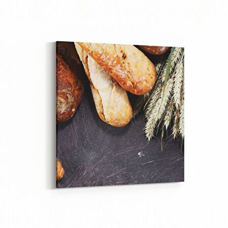 Olla 15013K Gıda Görseli Kare Kanvas Tablo (Ölçü: 25X25)