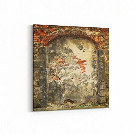 Olla 12427K Beton Görseli Kare Kanvas Tablo (Ölçü: 30X30)