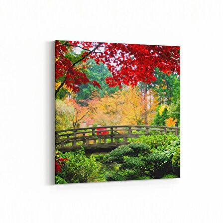 Olla 14447K Doğa / Manzara Görseli Kare Kanvas Tablo (Ölçü: 25X25)