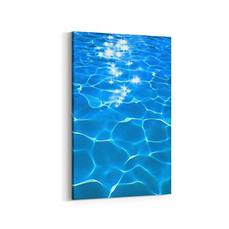 Olla 12997D Deniz / Okyanus Görseli Dikey Kanvas Tablo (Ölçü: 100X150)