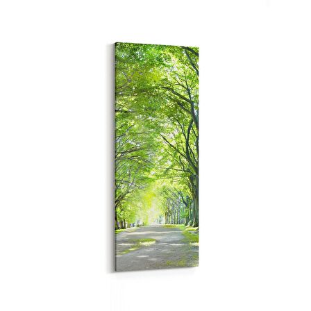 Olla 13234DI Doğa / Manzara Görseli Dikey İnce Kanvas Tablo (Ölçü: 30X90)