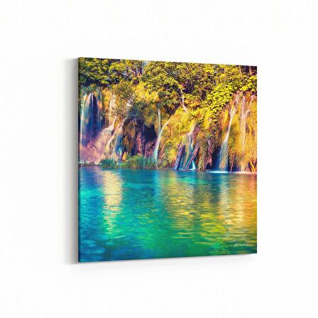 Olla 14271K Doğa / Manzara Görseli Kare Kanvas Tablo (Ölçü: 25X25)