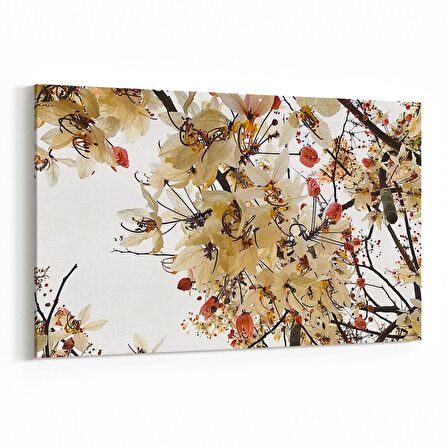 Olla 10482Y Ağaç Görseli Yatay Kanvas Tablo (Ölçü: 120X80)