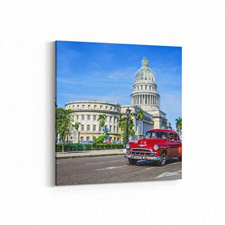 Olla 18300K4 Yapı Görseli Kare 4'lü Kanvas Tablo (Ölçü: 65X65)