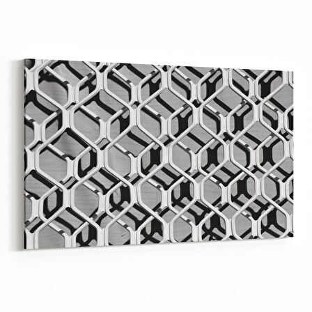 Olla 10038Y Abstract 3 Boyut Görsel Yatay Kanvas Tablo (Ölçü: 70X50)