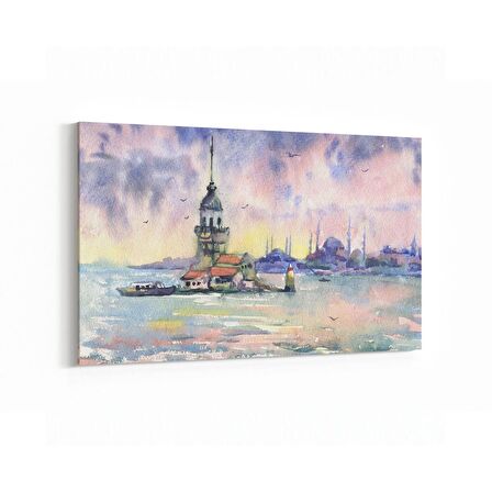 Olla 17767Y Yağlı Boya Görseli Yatay Kanvas Tablo (Ölçü: 30X20)