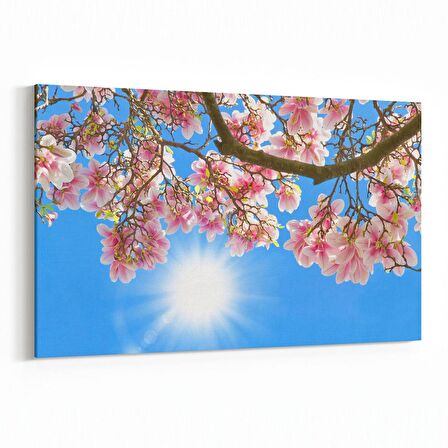 Olla 10667Y Ağaç Görseli Yatay Kanvas Tablo (Ölçü: 70X50)