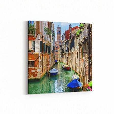 Olla 18479K Yapı Görseli Kare Kanvas Tablo (Ölçü: 100X100)