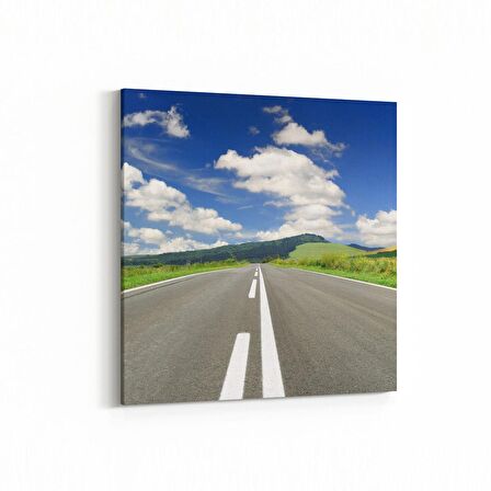 Olla 13702K Doğa / Manzara Görseli Kare Kanvas Tablo (Ölçü: 25X25)