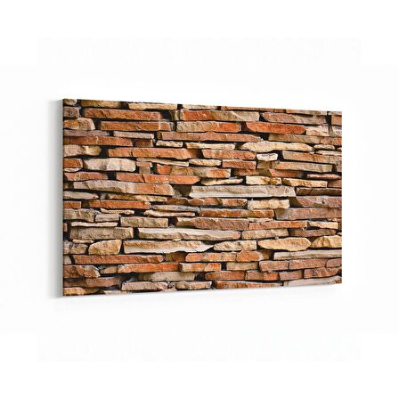 Olla 17470Y Taş / Tuğla Görseli Yatay Kanvas Tablo (Ölçü: 30X20)
