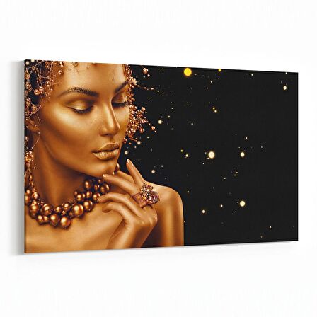 Olla 16947Y Model / Manken Görseli Yatay Kanvas Tablo (Ölçü: 70X50)