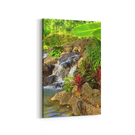Olla 14613D Doğa / Manzara Görseli Dikey Kanvas Tablo (Ölçü: 80X120)