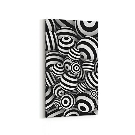 Olla 10059DD Abstract Görsel Dikey Dar Kanvas Tablo (Ölçü: 30X60)