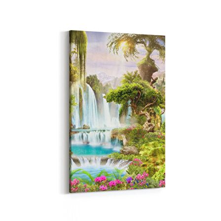 Olla 13502D Doğa / Manzara Görseli Dikey Kanvas Tablo (Ölçü: 100X150)