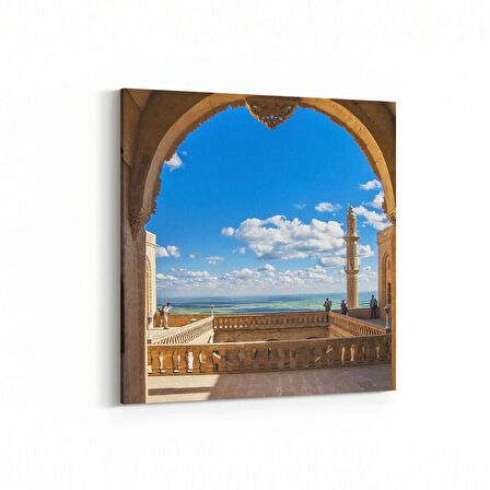 Olla 18725K Yapı Görseli Kare Kanvas Tablo (Ölçü: 30X30)