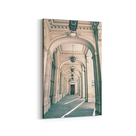Olla 18373D Yapı Görseli Dikey Kanvas Tablo (Ölçü: 20X30)