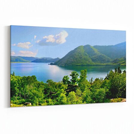 Olla 14058Y Doğa / Manzara Görseli Yatay Kanvas Tablo (Ölçü: 45X30)