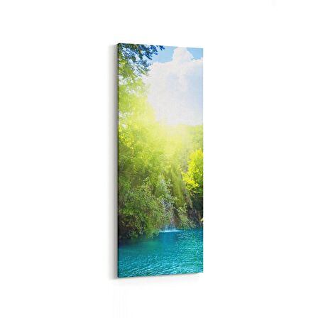 Olla 13752DI Doğa / Manzara Görseli Dikey İnce Kanvas Tablo (Ölçü: 40X120)