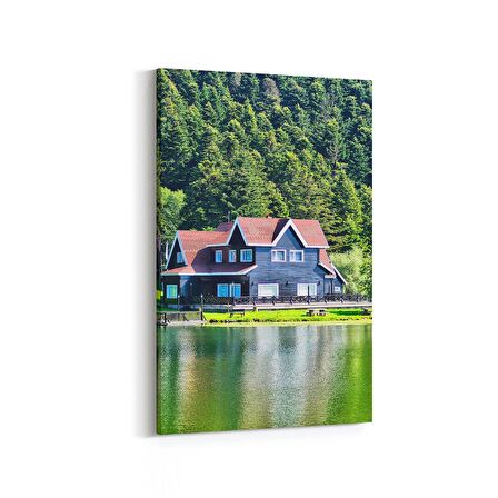 Olla 18943D Yapı Görseli Dikey Kanvas Tablo (Ölçü: 100X150)