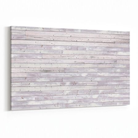 Olla 11976Y Ahşap Desen Görseli Yatay Kanvas Tablo (Ölçü: 150X100)