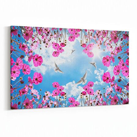 Olla 10540Y Ağaç Görseli Yatay Kanvas Tablo (Ölçü: 120X80)